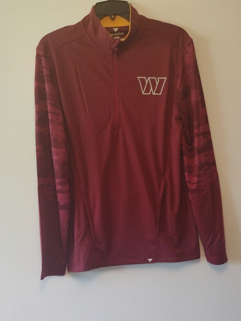 Fanatics Maroon Half-Zip Athletic Pullover